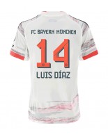 Bayern Munich Luis Diaz #14 Vieraspaita Naisten 2025-26 Lyhythihainen